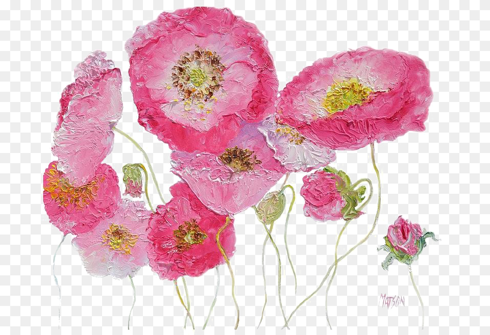 Painting Image With Background Background Painted Flower, Plant, Petal, Pattern, Art Free Transparent Png