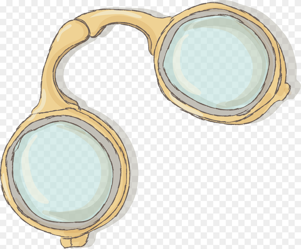 Painting Submarine Transprent Circle, Accessories, Goggles, Glasses, Smoke Pipe Png