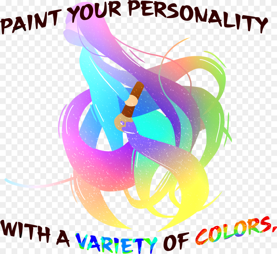 Painting Your Personality Graphic Design, Art, Graphics Free Png