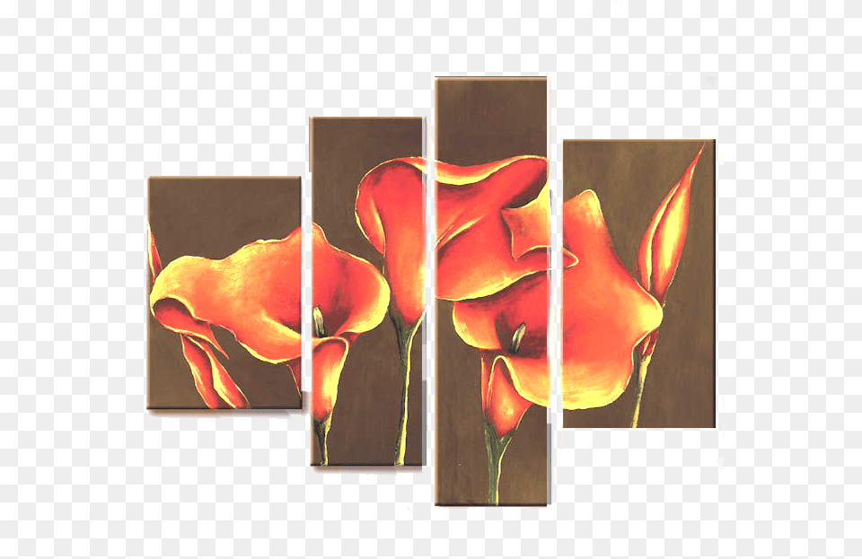 Paintings On Canvas, Art, Modern Art, Flower, Plant Free Png