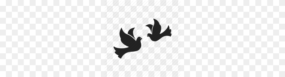 Pair Flying Dove Clipart, Leaf, Plant, Pattern, Text Png