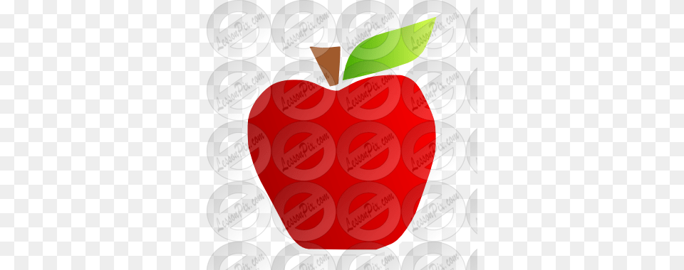 Pair Of Apples Outline Apple, Food, Fruit, Plant, Produce Free Transparent Png