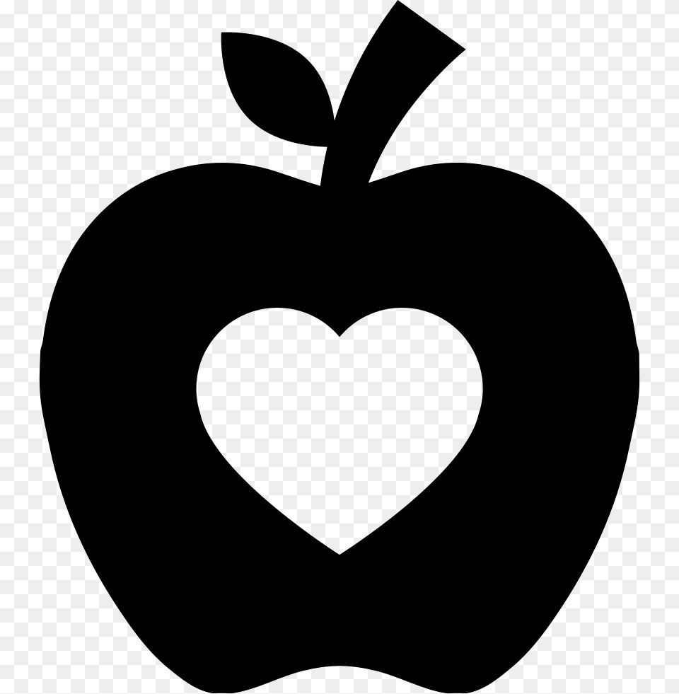 Pair Of Apples Outline Apple Silhouette, Stencil, Symbol, Astronomy, Moon Png Image