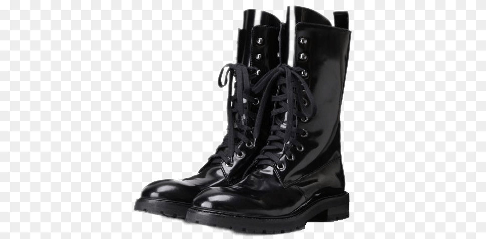 Pair Of Black Boots, Clothing, Footwear, Shoe, Boot Free Transparent Png