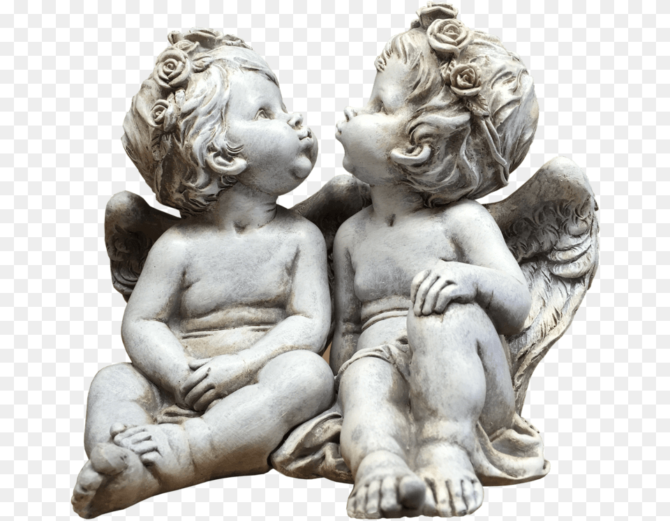 Pair Of Cherub Angels, Baby, Person, Face, Head Free Png