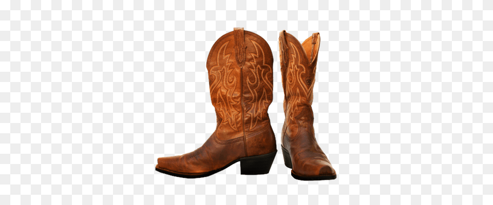 Pair Of Cowboy Boots Transparent, Boot, Clothing, Cowboy Boot, Footwear Png Image