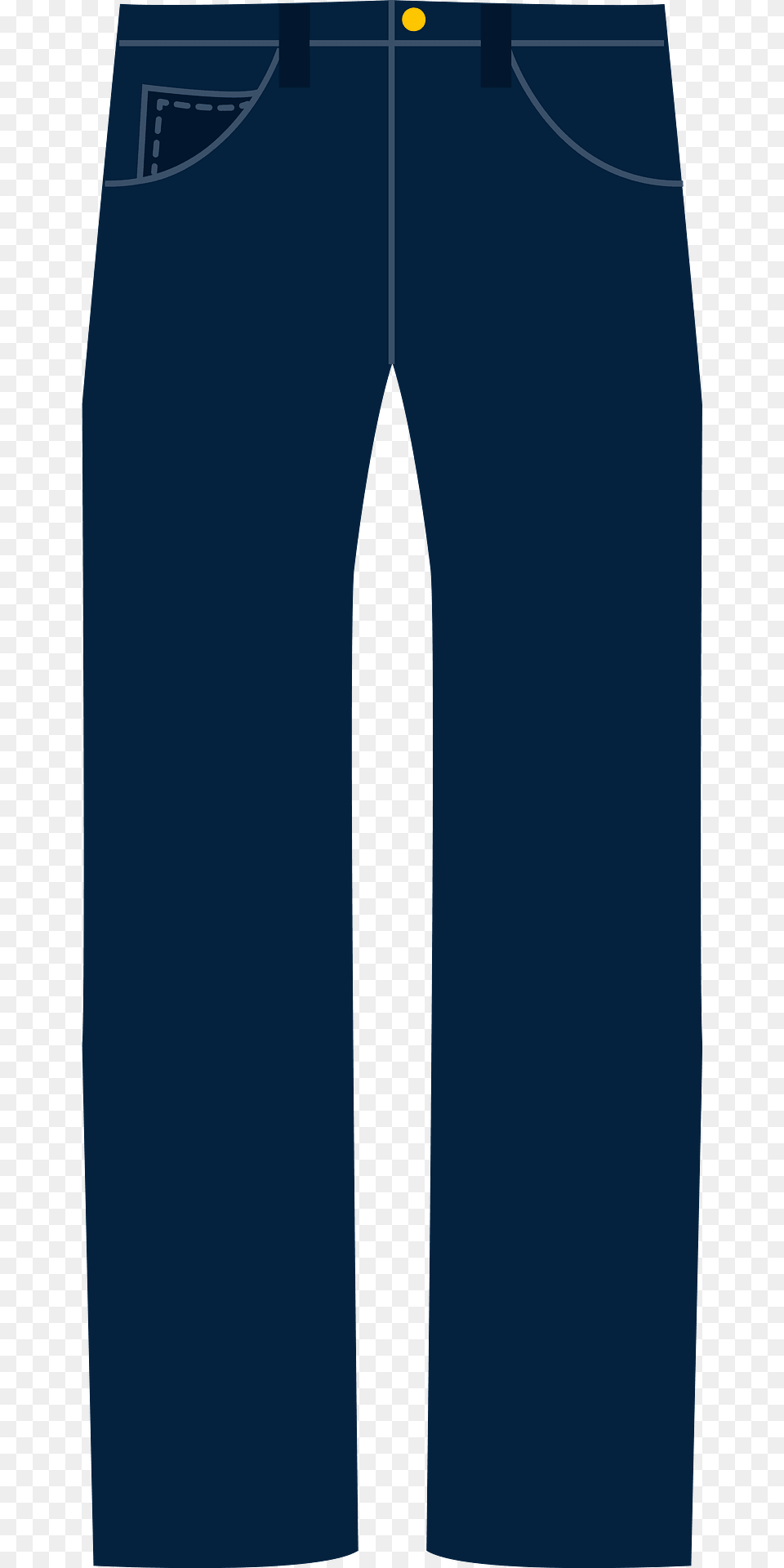 Pair Of Jeans Dark Navy Clipart, Clothing, Pants Png