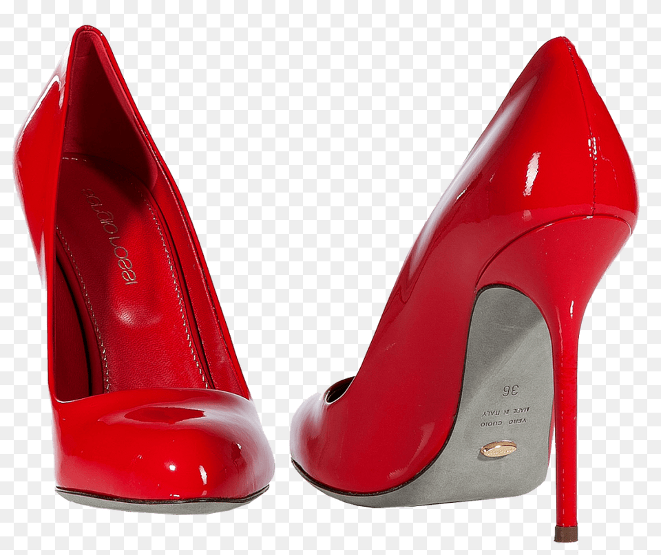 Pair Of Red Women Shoes, Clothing, Footwear, High Heel, Shoe Free Transparent Png