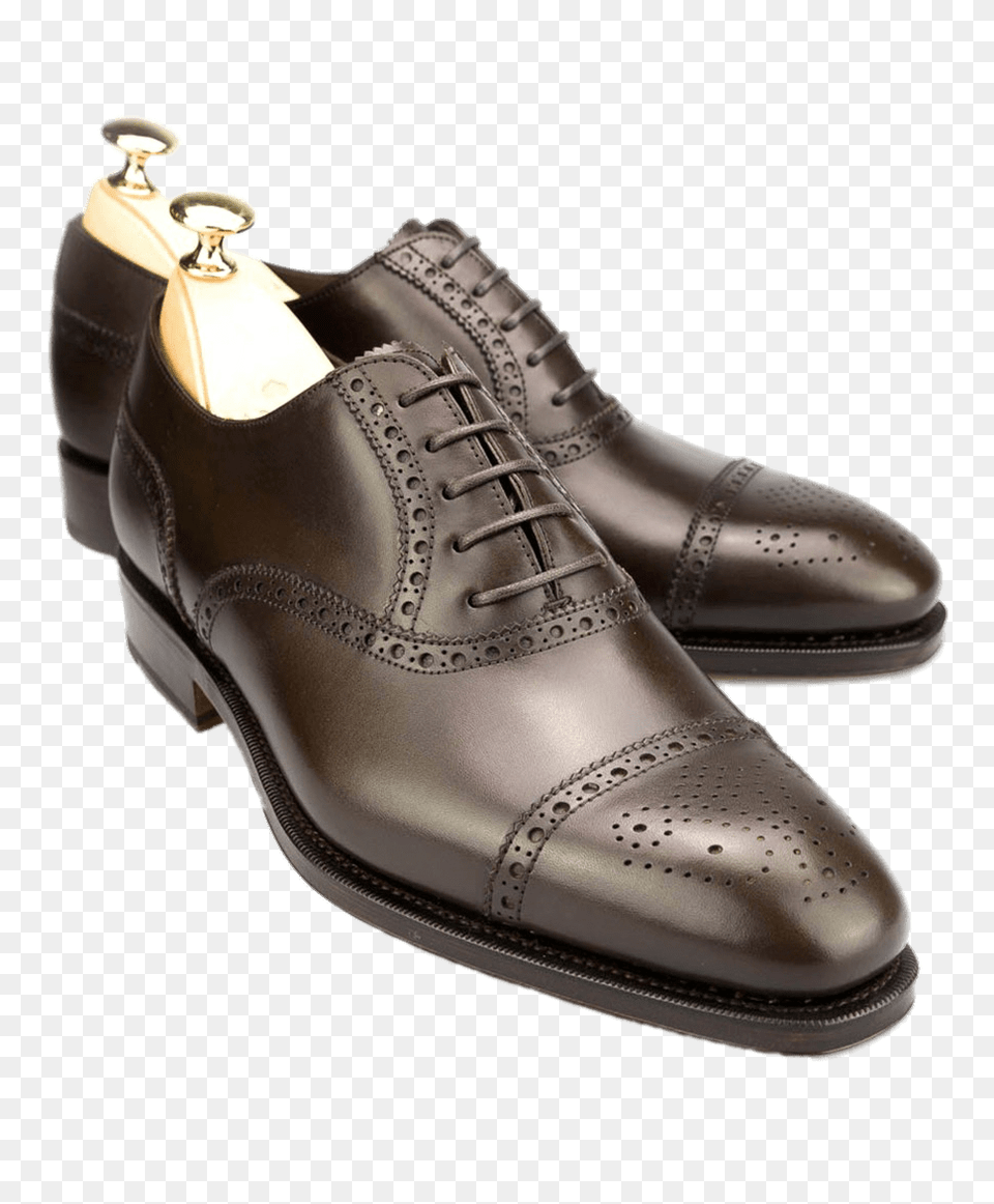 Pair Of Shiny Brown Brogues, Clothing, Footwear, Shoe, Sneaker Free Transparent Png