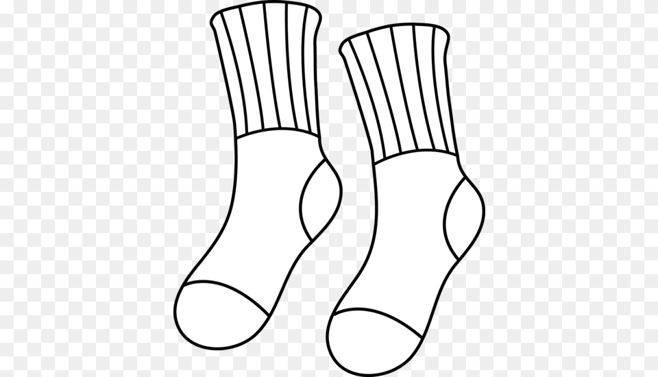 Pair Of Socks Line Art, Clothing, Hosiery, Sock Png