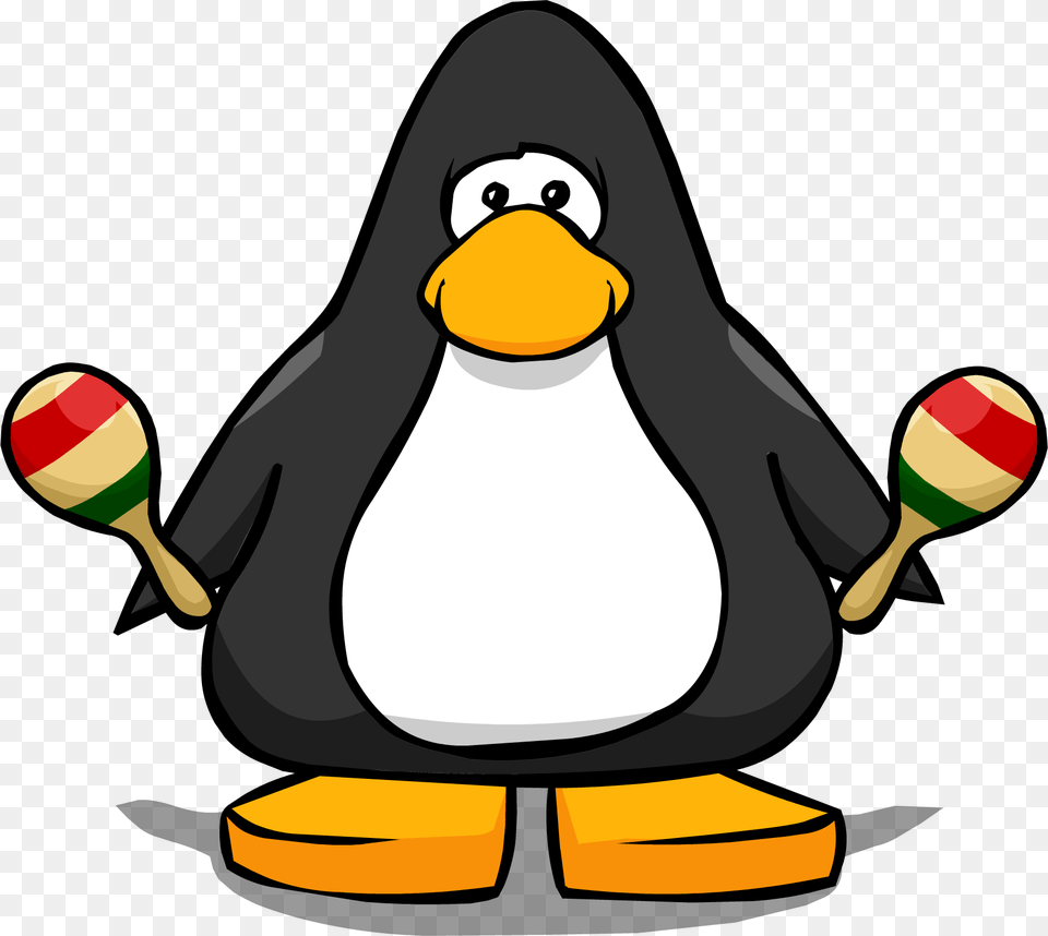 Pair Or Maracas 1 Club Penguin Maracas, Animal, Bird, Person, Ping Pong Png Image