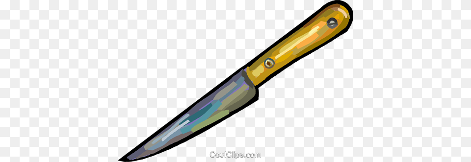 Pairing Knife Royalty Vector Clip Art Illustration, Blade, Dagger, Weapon Free Transparent Png