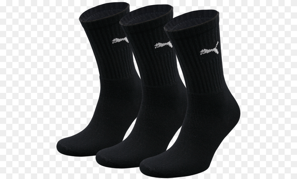 Pairs Of Original Puma Sport Socks Black Sock, Clothing, Hosiery Free Png Download
