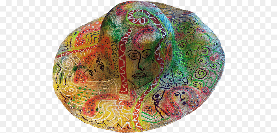 Paisley, Clothing, Hat, Sun Hat, Adult Free Png Download