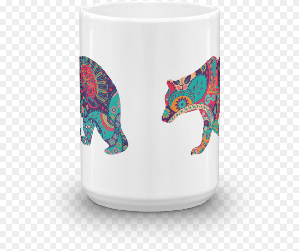 Paisley Bear Mugs Swish Embassyclass Coffee Cup, Art, Pattern, Porcelain, Pottery Free Png