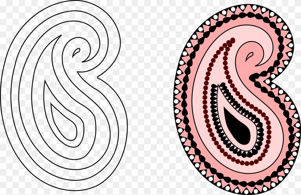 Paisley Clip Art, Pattern Free Png Download