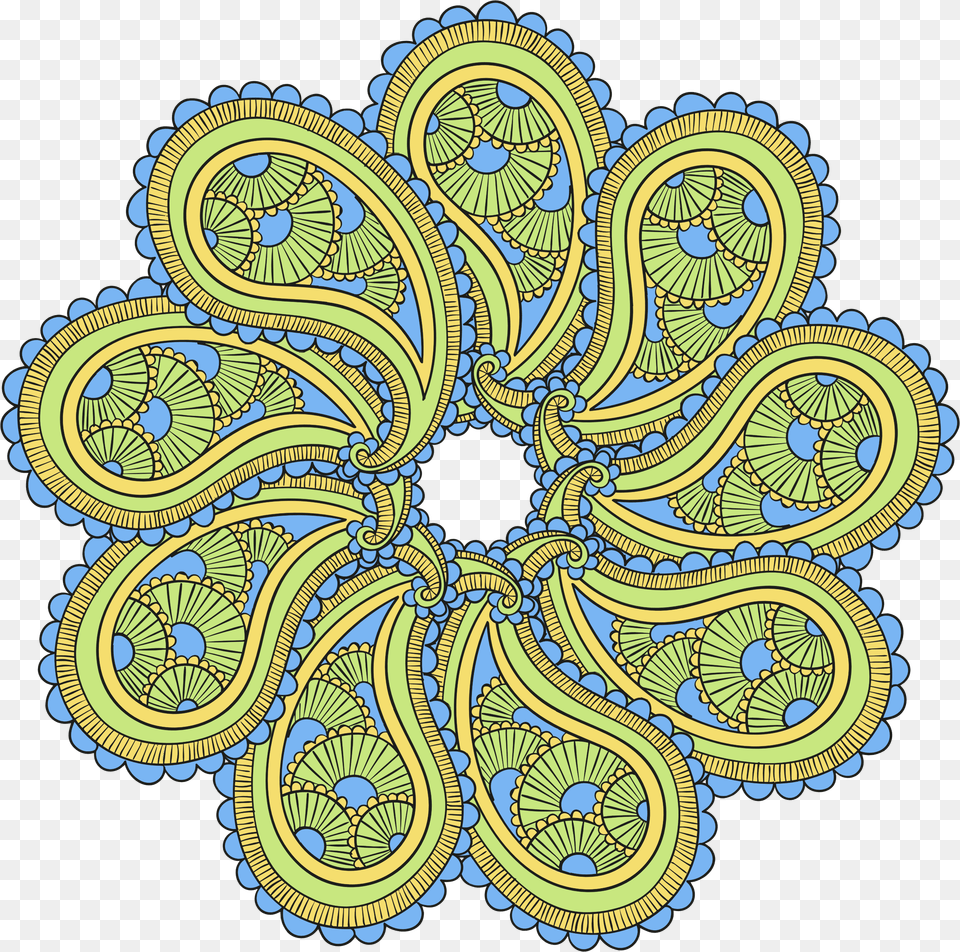 Paisley Mandala Motif, Pattern Free Transparent Png