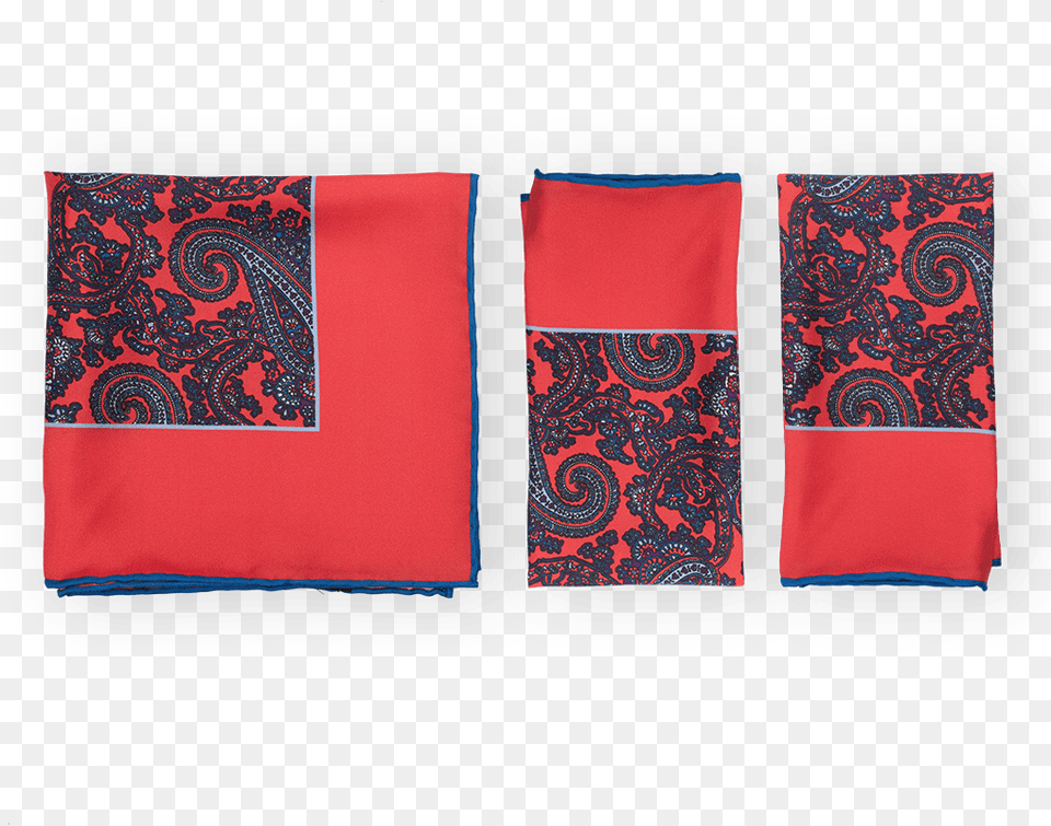 Paisley Red Tie Set Patchwork, Pattern, Accessories, Bag, Handbag Png