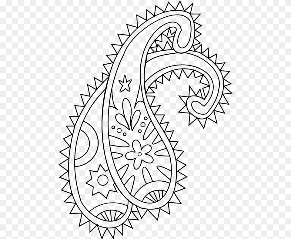 Paisley White Paisley Clip Art, Gray Png