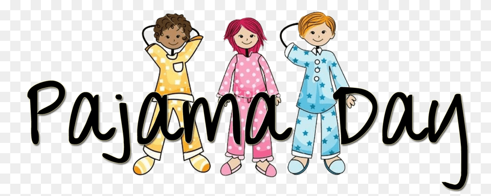 Pajama Day Clip Art, Clothing, Coat, Publication, Book Free Png