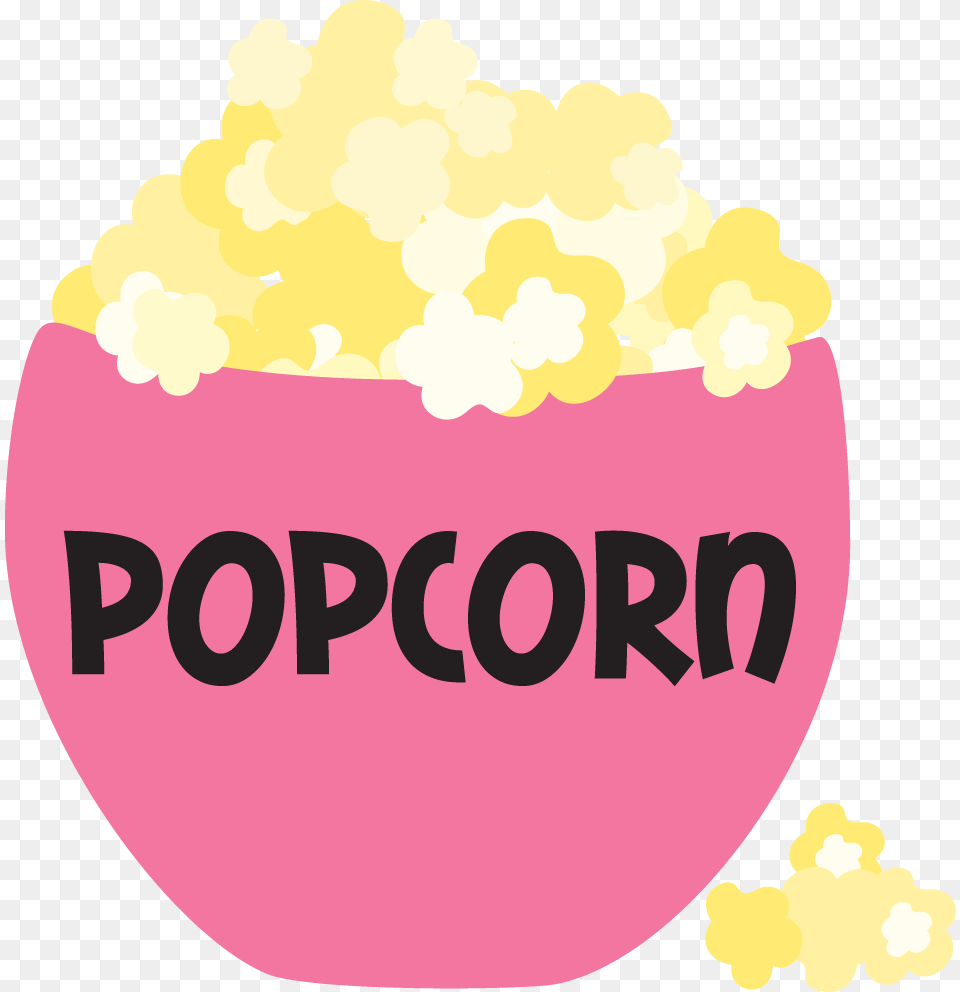 Pajama Party Clipart, Food, Popcorn Png