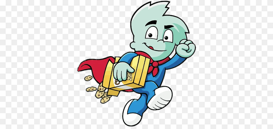 Pajama Sam Holding Cereal Box, Cartoon, Baby, Person, Face Png