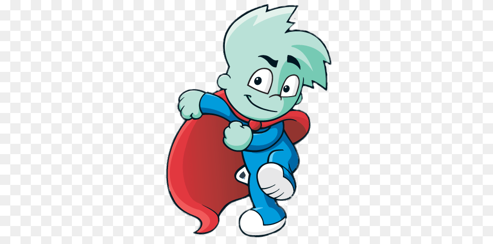 Pajama Sam Ready For Action, Baby, Person, Cartoon, Face Free Transparent Png