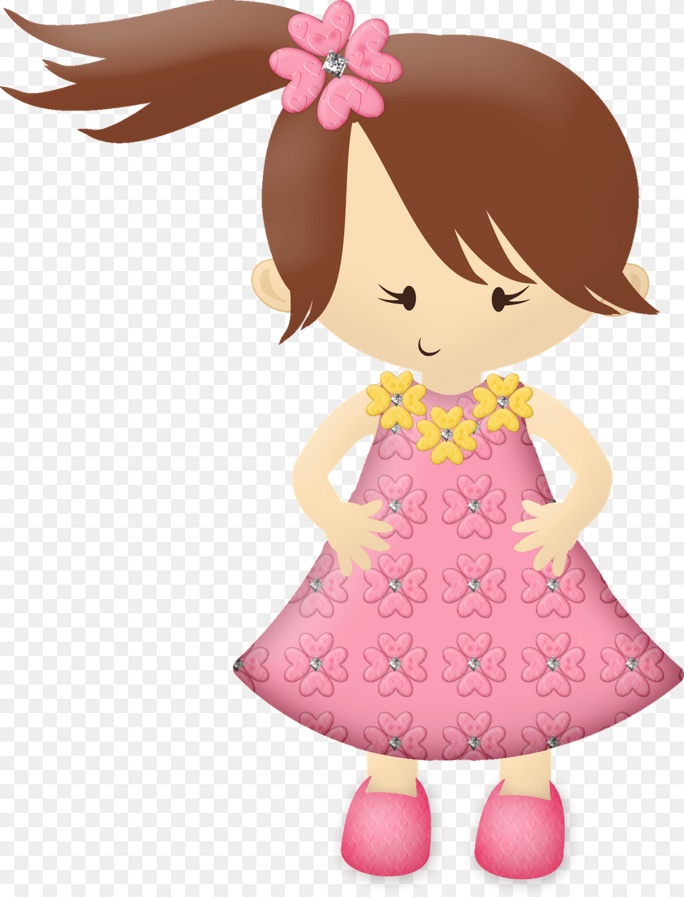 Pajamas Clipart Footed Doll, Toy, Baby, Person, Face Free Png