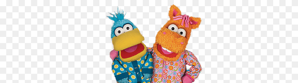 Pajamimals Squacky And Sweet Pea Sue, Plush, Toy, Clothing, Hat Free Png Download