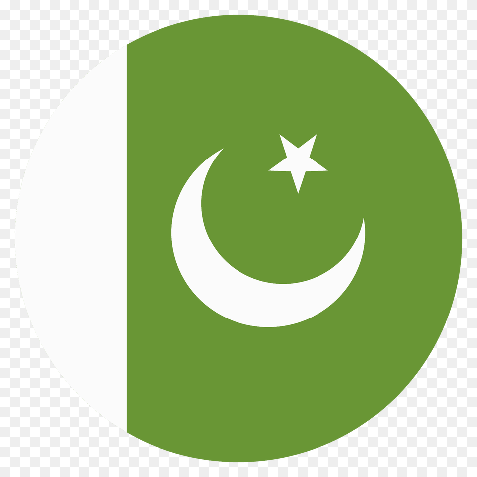 Pakistan Flag Emoji Clipart, Logo, Green, Symbol, Nature Free Transparent Png