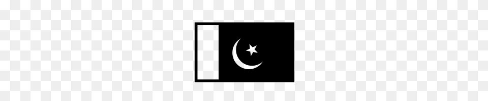 Pakistan Flag Icons Noun Project, Gray Free Png