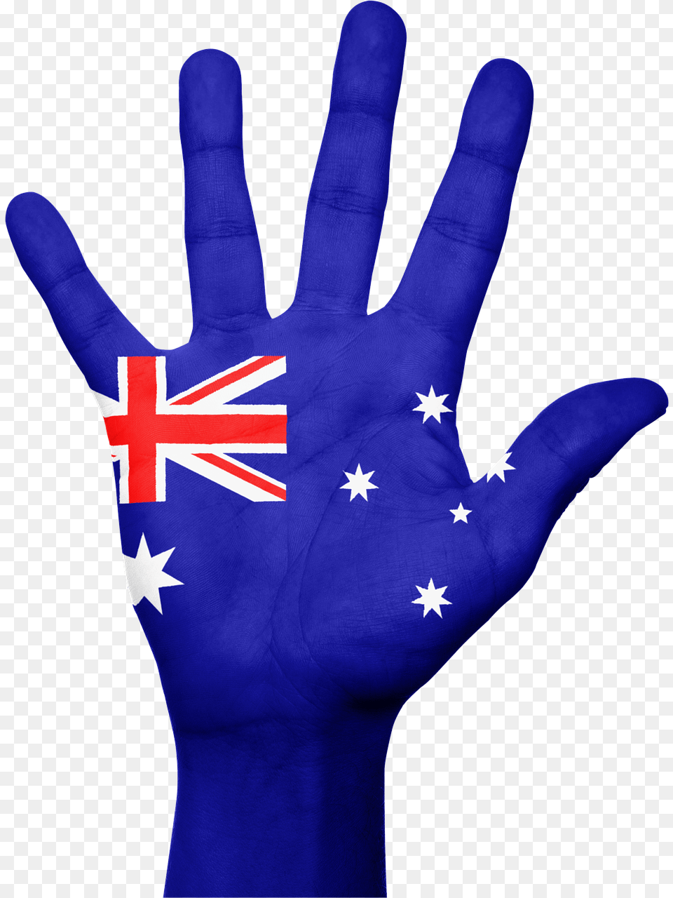Pakistan Flag On Hand, Clothing, Glove, Australia Flag Free Png