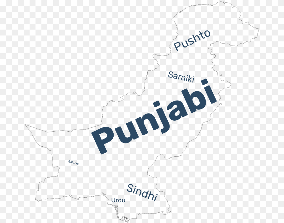 Pakistan Language Data Map Map, Chart, Plot, Water, Sea Free Png