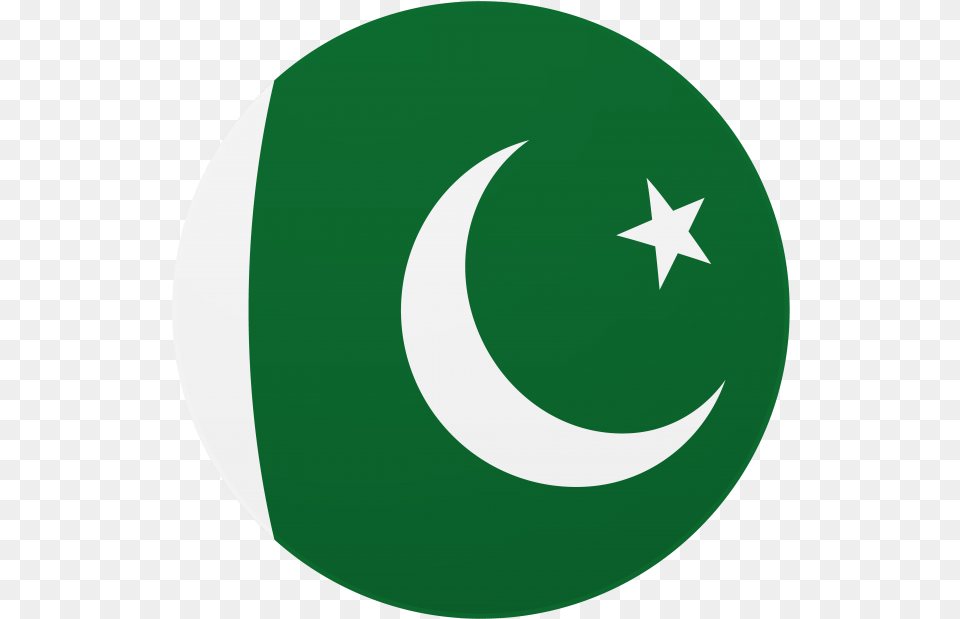 Pakistan Round Flag Icon, Nature, Night, Outdoors, Symbol Png