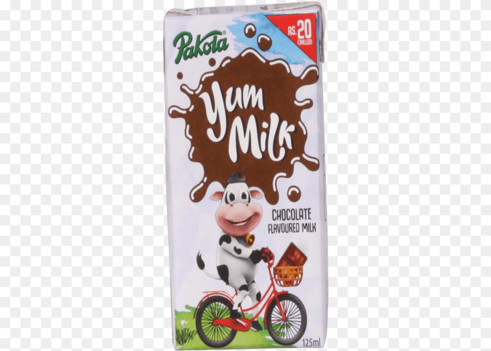 Pakola Yum Chocolate Milk 125ml Yum Milk, Bicycle, Transportation, Vehicle, Baby Free Transparent Png