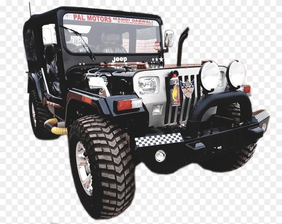Pal Jeeps Modified Modified Thar, Car, Jeep, Machine, Transportation Png