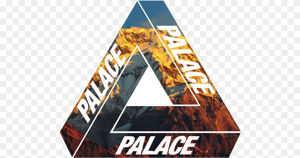 Palace Triangle Logo Logodix Palace Logo, Advertisement, Poster, Mountain, Mountain Range Free Transparent Png