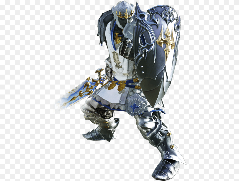 Paladin Final Fantasy, Sword, Weapon, Adult, Male Png Image