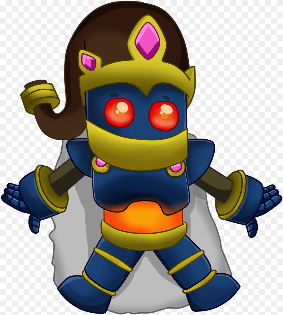 Paladins Bomb King Chibi, Robot, Nature, Outdoors, Snow Free Png