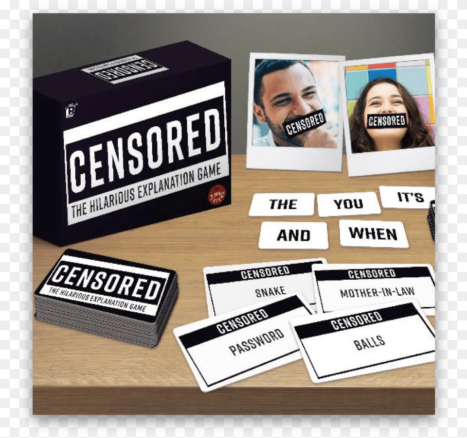 Paladone Censored Game Flyer, Adult, Person, Man, Male Png
