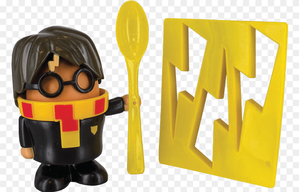 Paladone Egg Cup And Toast Cutter, Cutlery, Spoon, Tool, Plant Png