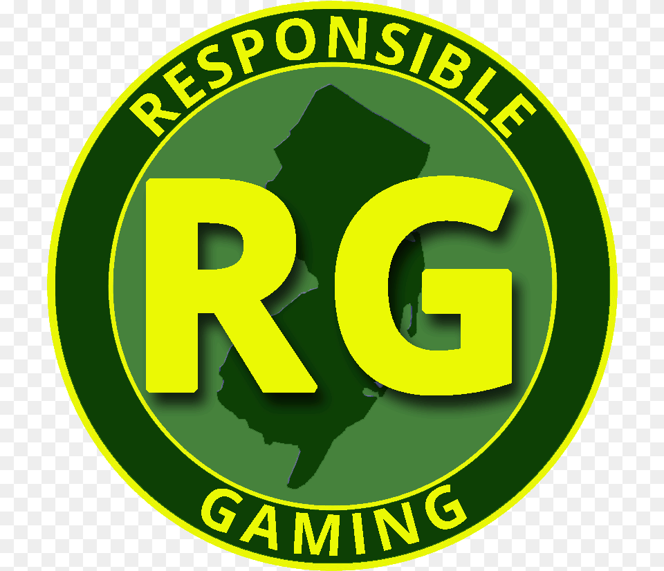 Palapoker Responsible Gaming New Jersey, Green, Logo, Symbol, Disk Png Image