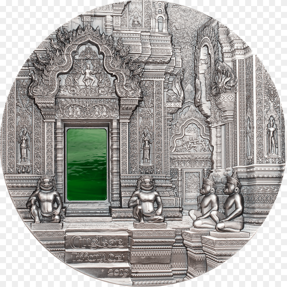 Palau 2019 50 Dollars Tiffany Art Khmer Empire Tiffany Art Palau Khmer Png Image