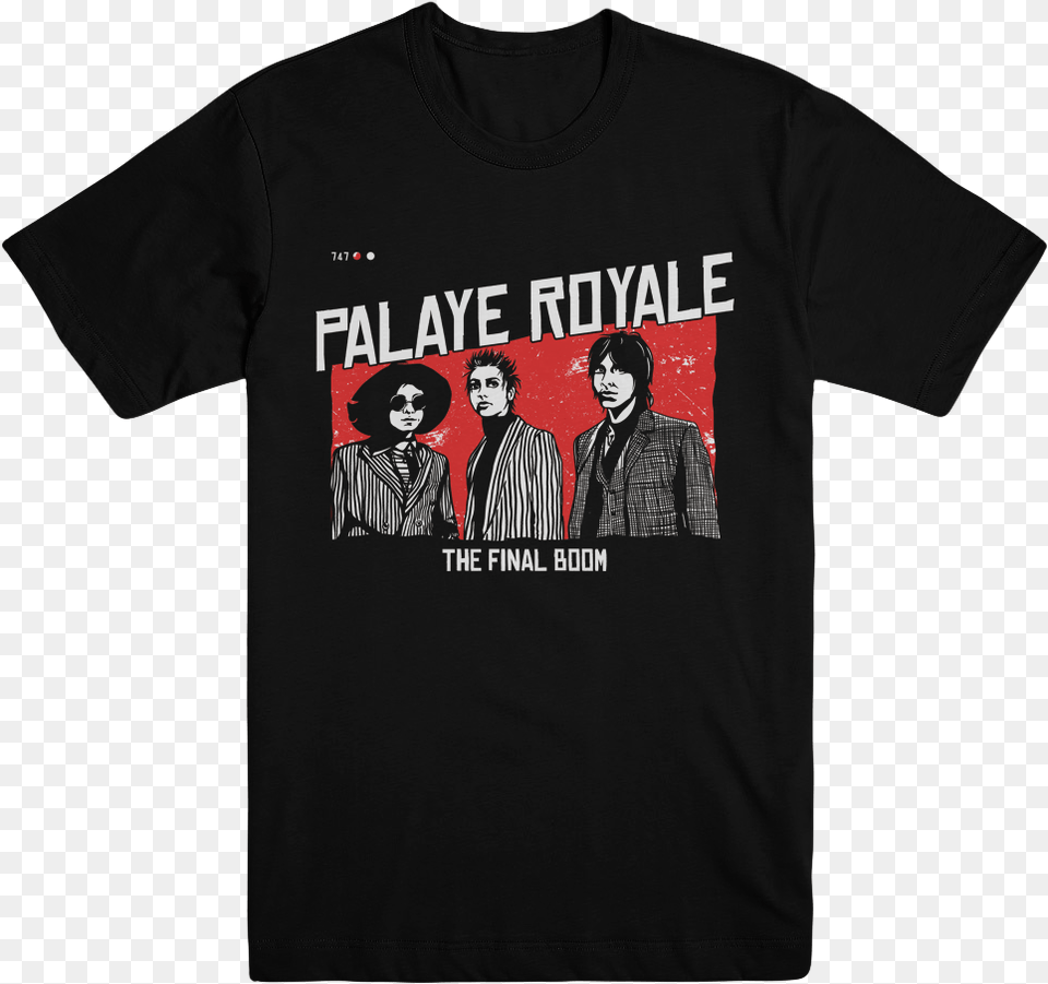 Palaye Royale Final Boom Shirt, Clothing, T-shirt, Adult, Person Free Png