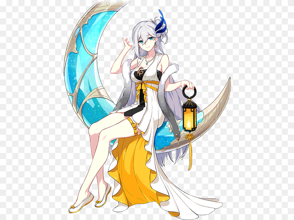 Pale Moon Honkai Impact Cecilia, Book, Comics, Publication, Adult Free Transparent Png