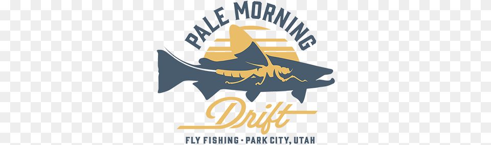 Pale Morning Drift Fly Fishing Poster, Animal, Sea Life, Fish, Shark Free Png Download