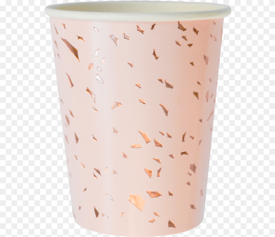 Pale Pink Confetti Paper Cups Lampshade, Pottery, Cup, Art, Porcelain Png