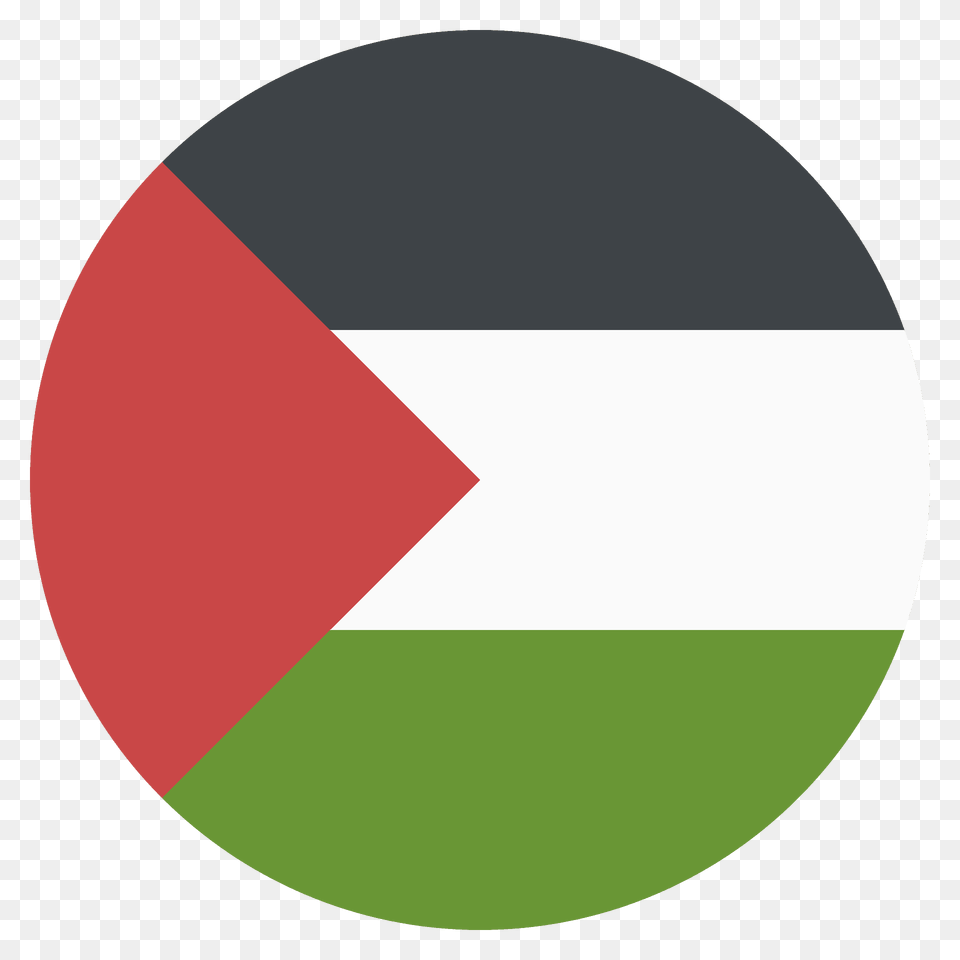 Palestinian Territories Flag Emoji Clipart, Disk, Chart Free Transparent Png