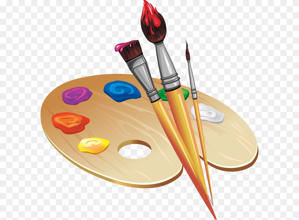 Palette, Brush, Device, Paint Container, Tool Free Png