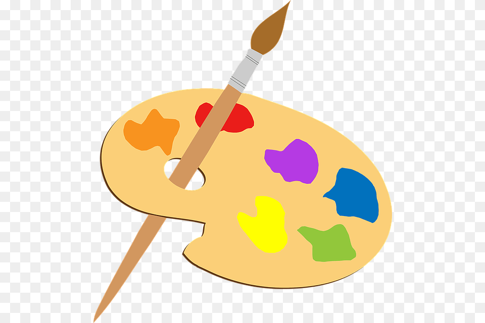 Palette, Brush, Device, Paint Container, Tool Png Image